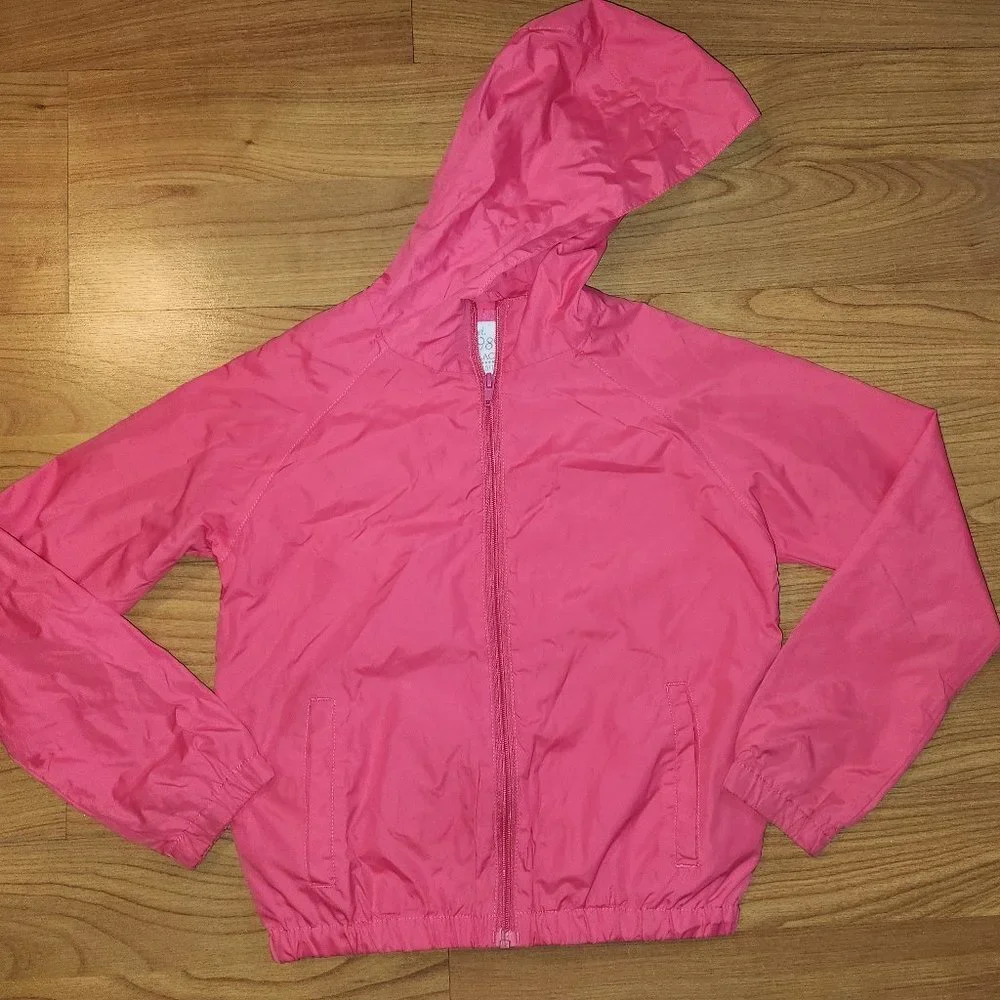Children's Place Hot Pink Windbreaker || Girls sz 10/12